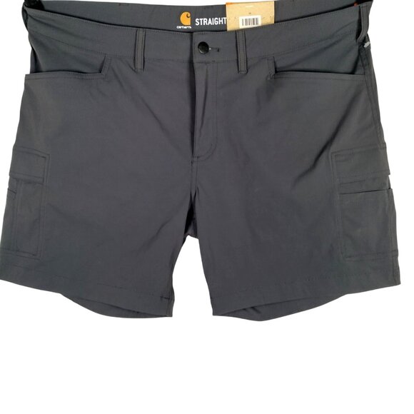 Carhartt Force Madden Cargo Short Women 18 Straight Fit Rugged Flex Gray - Picture 1 of 10
